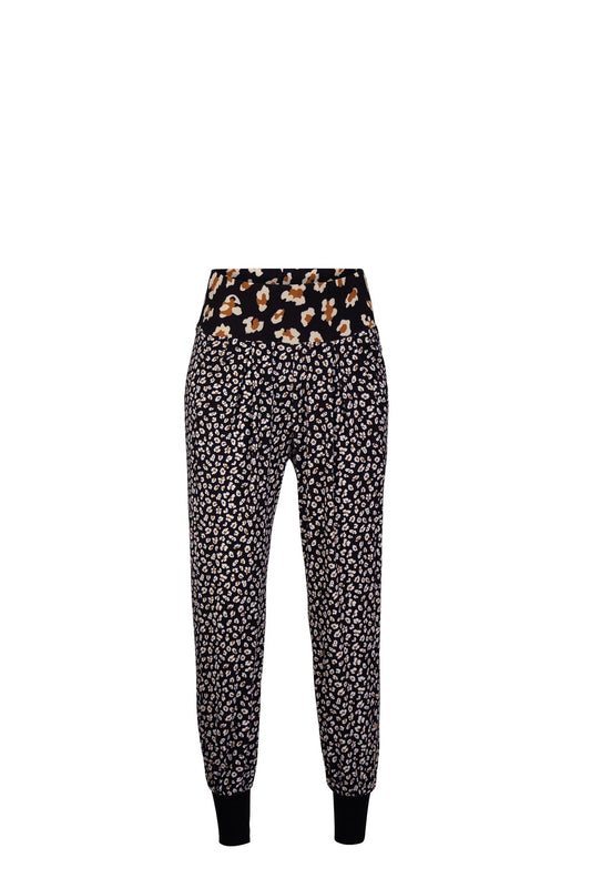 LILY Black Toffee Leopard Pants Leigh Schubert