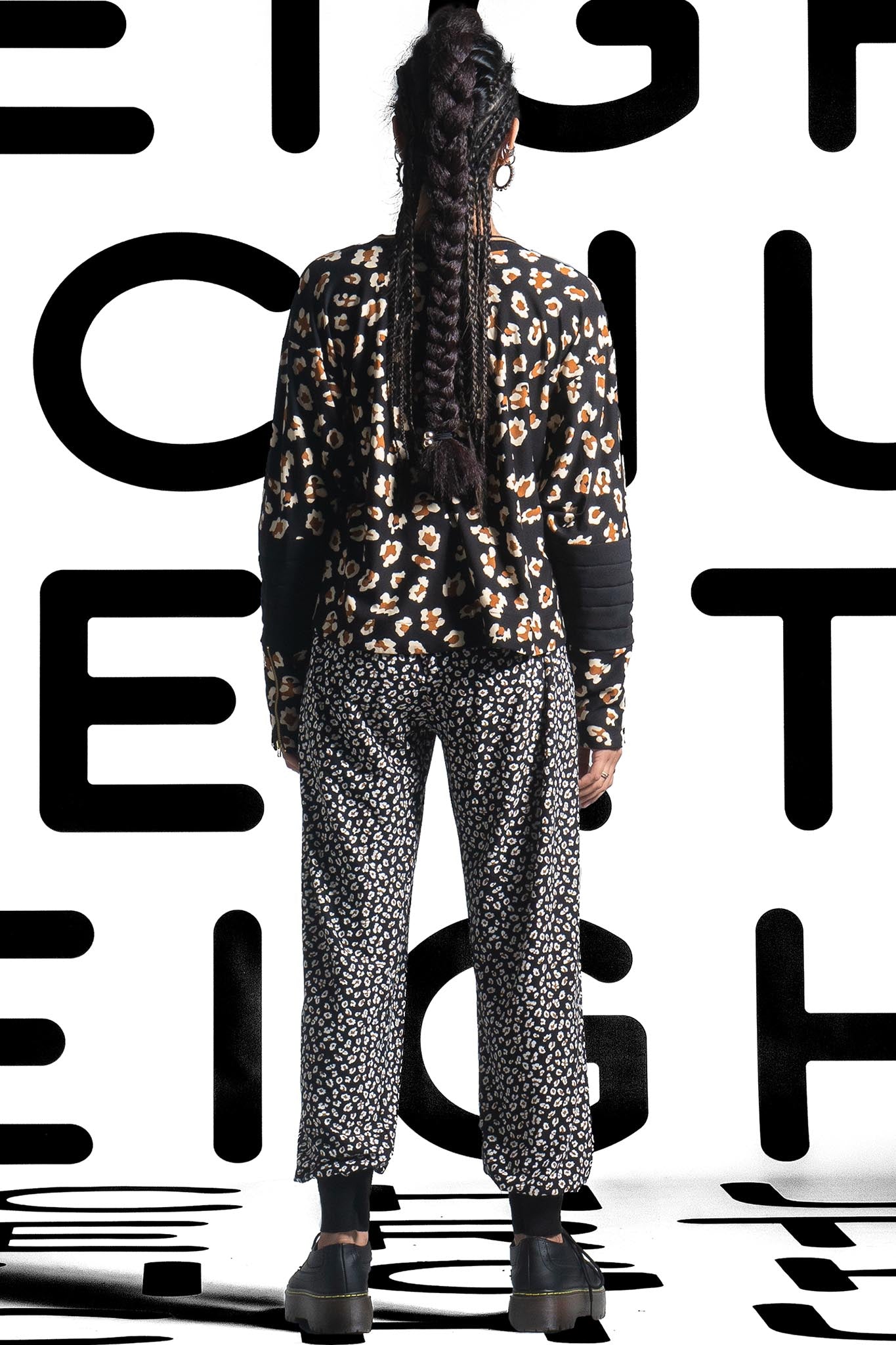 LILY Black Toffee Leopard Pants Leigh Schubert