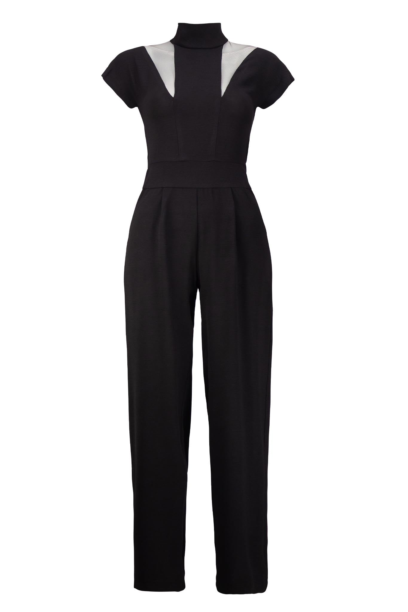 TENDAI Black Jumpsuits & Rompers Leigh Schubert