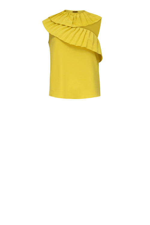 RAYGEN Yellow Shirts & Tops Leigh Schubert