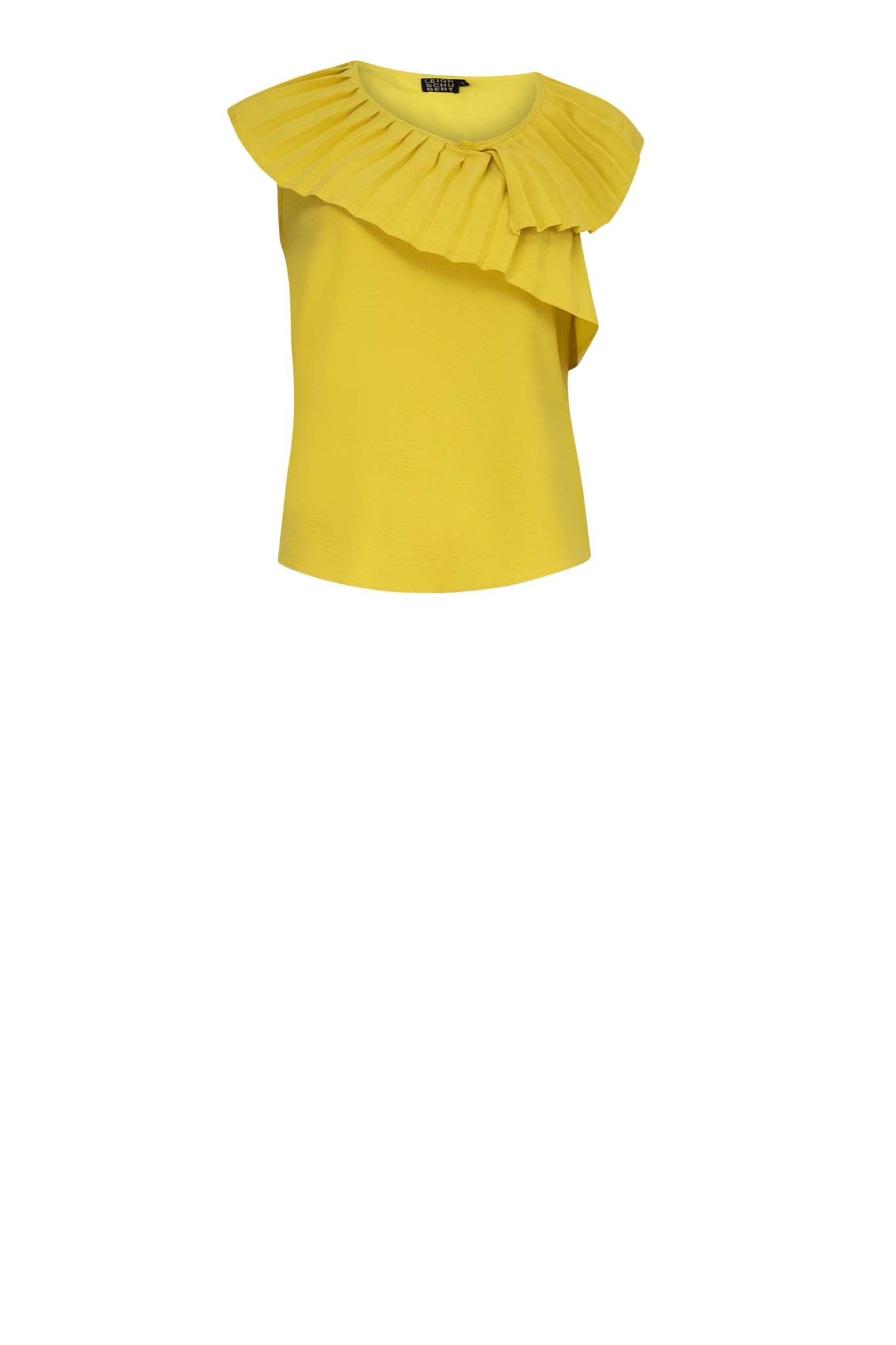 RAYGEN Yellow Shirts & Tops Leigh Schubert