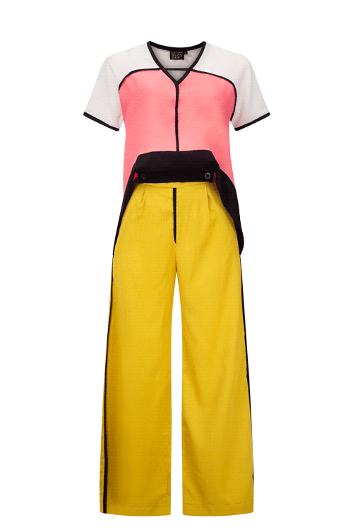 ZAZA Pink Black White Citroen
