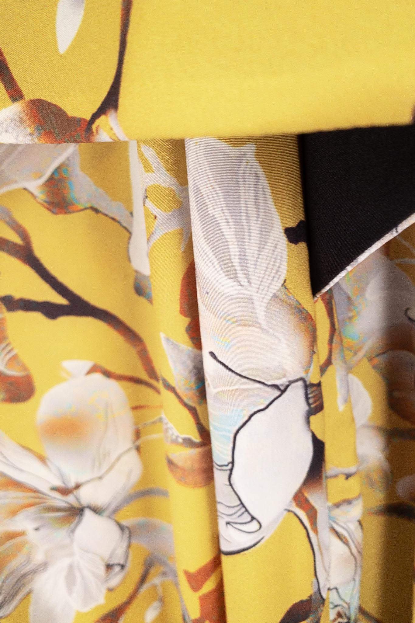 JULIENNE Mustard Peony Pants Leigh Schubert
