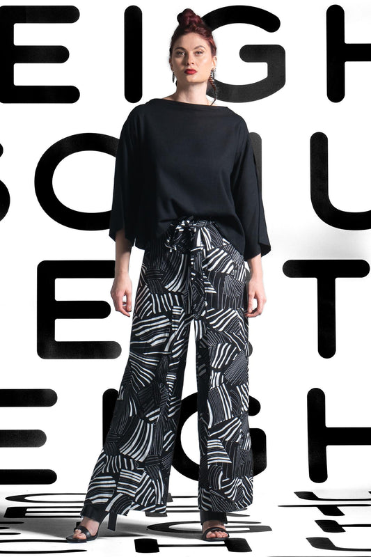 KERRY Stone print Pants Leigh Schubert
