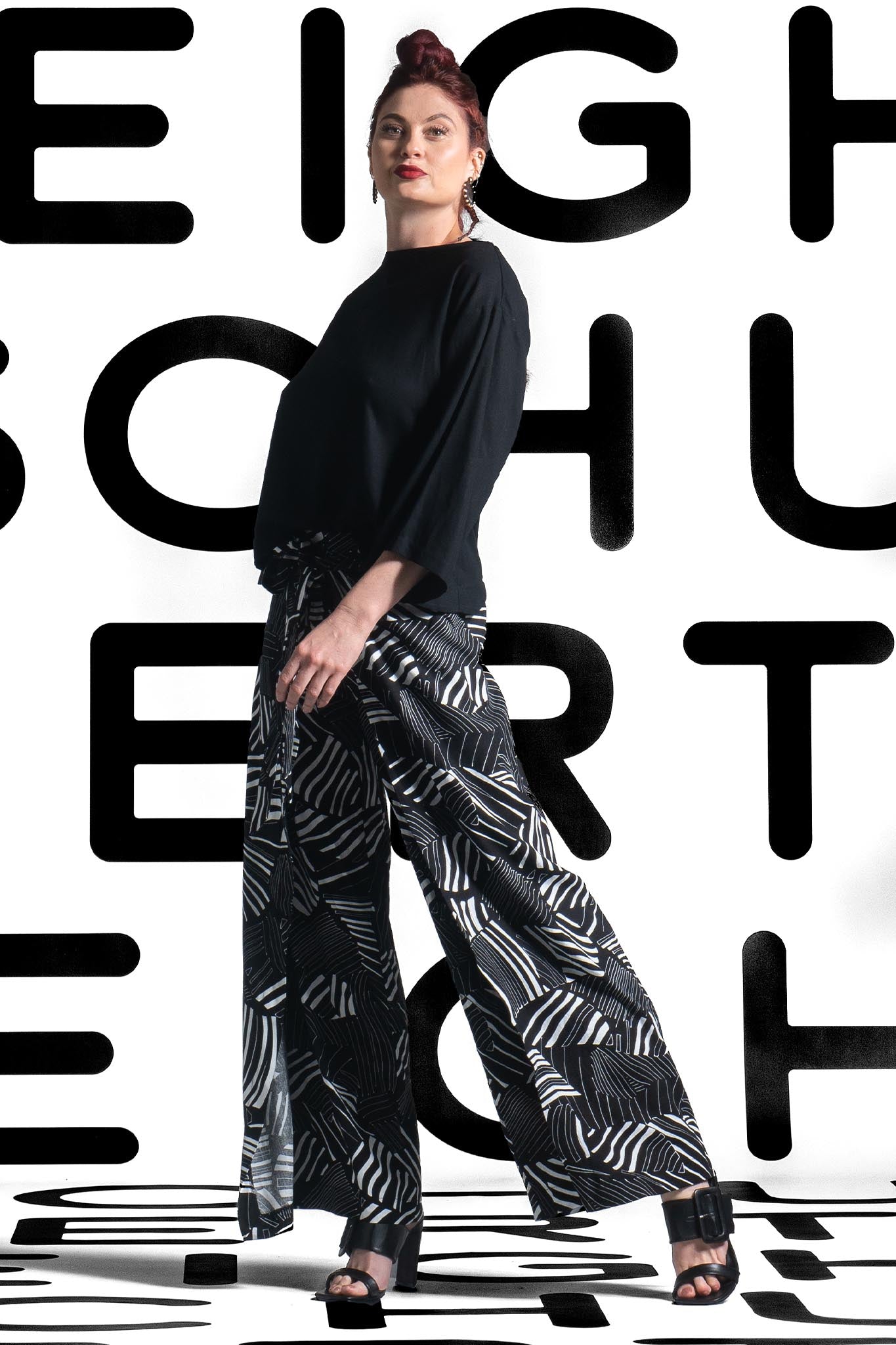KERRY Stone print Pants Leigh Schubert