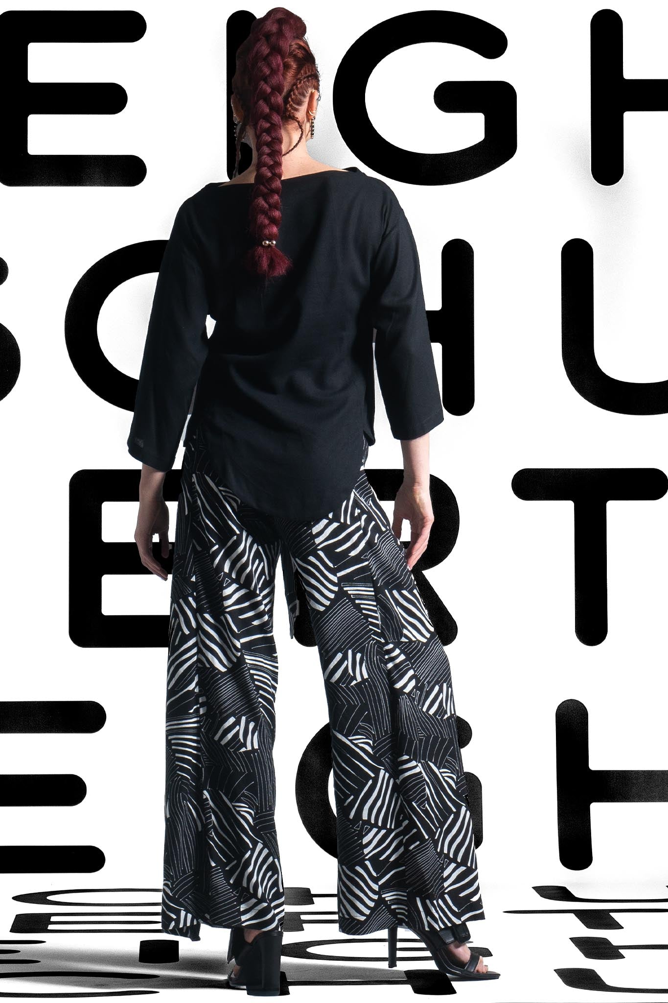KERRY Stone print Pants Leigh Schubert