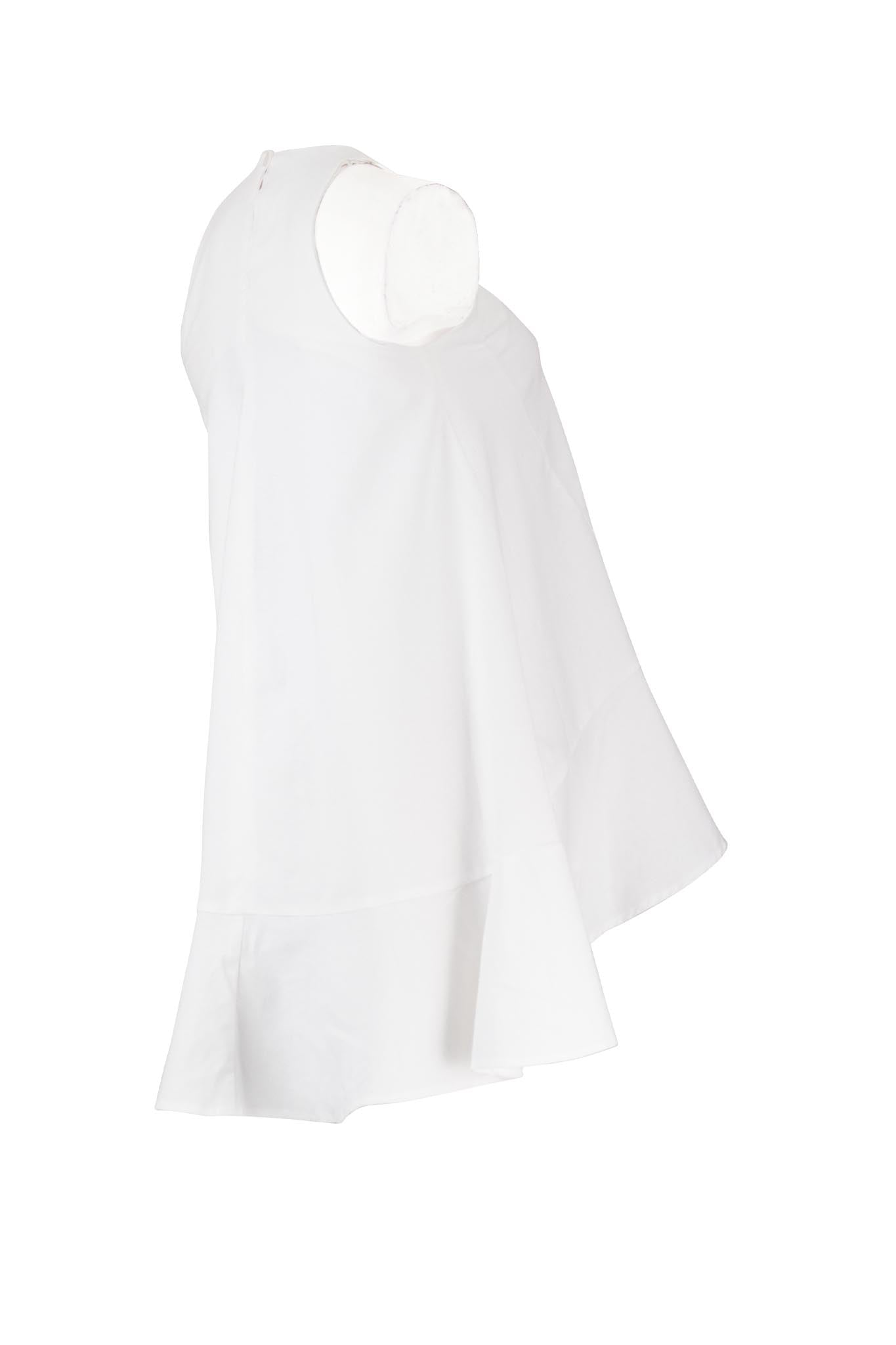 PERRY White Linen Shirts & Tops Leigh Schubert