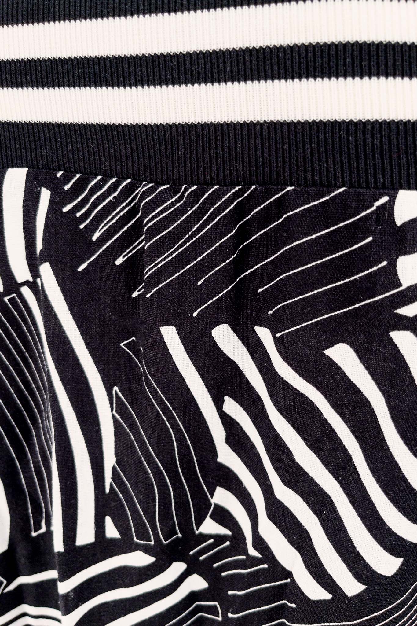 ANGELA Black Print Shirts & Tops Leigh Schubert