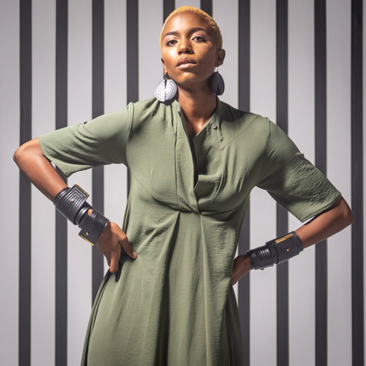 Circle Earrings Gold Accessories Clarisse Design