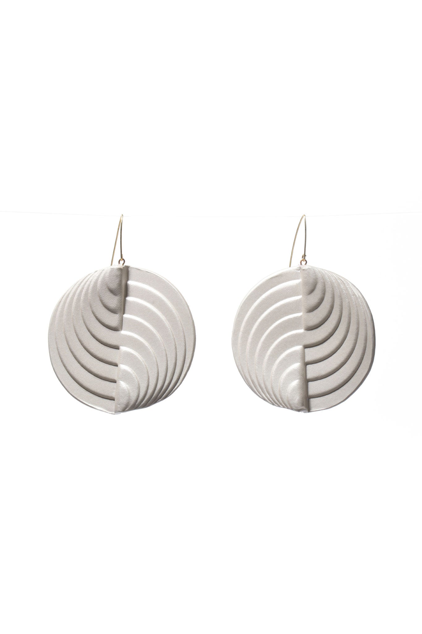 Circle Earrings Pearl