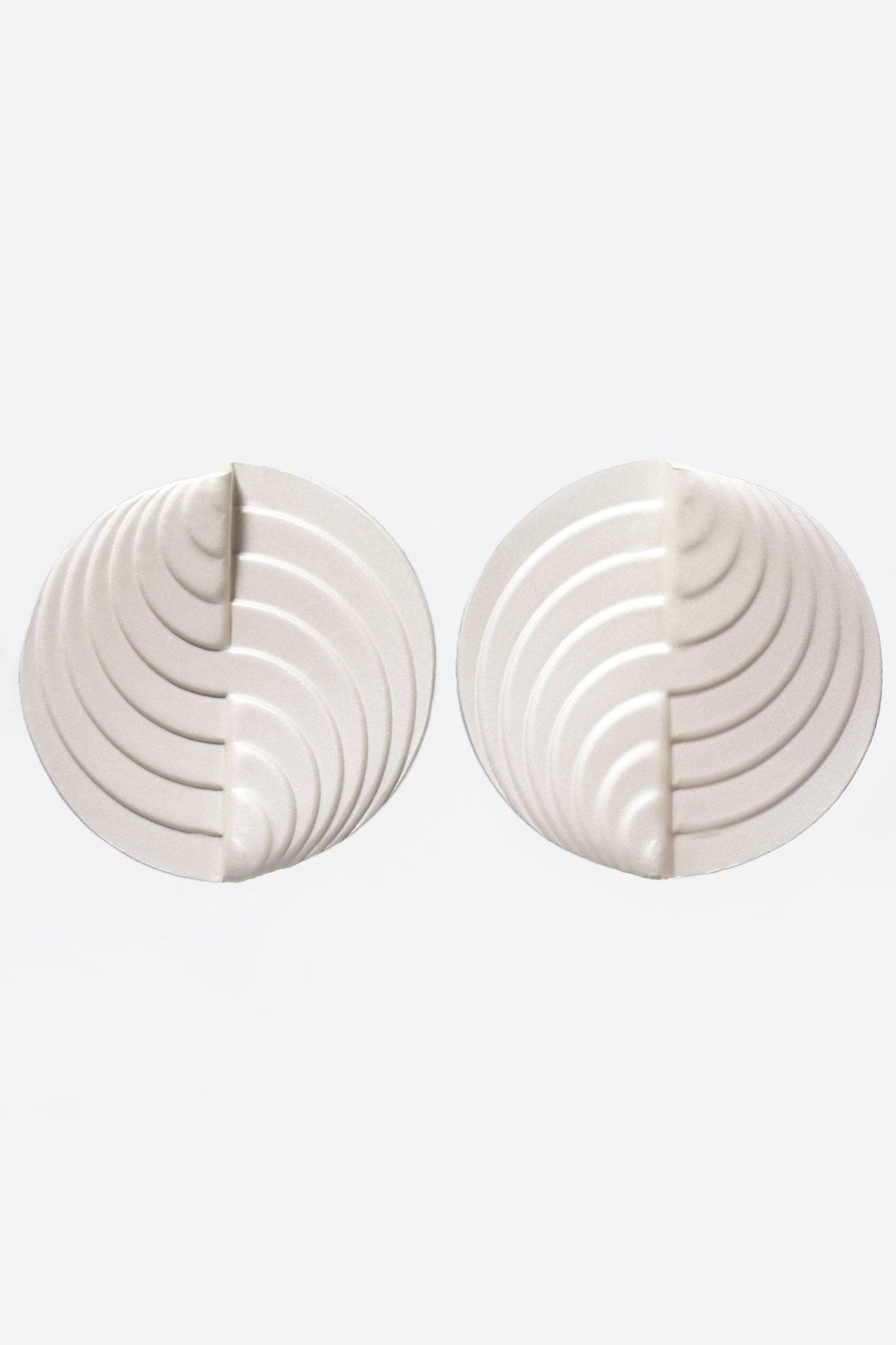 Circle Earrings Large Pearl