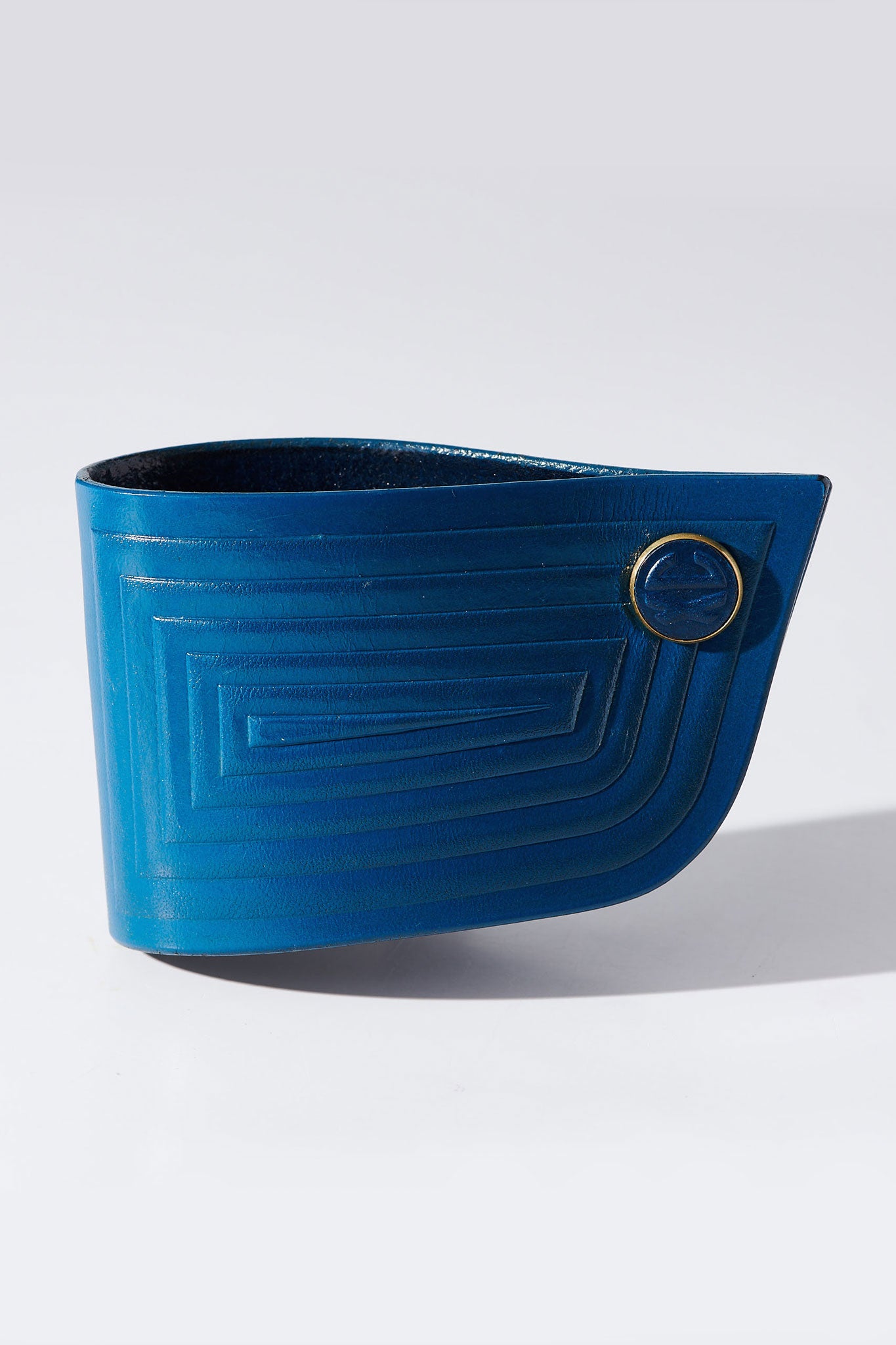 Leigh Schubert Linear Cuff Teal.