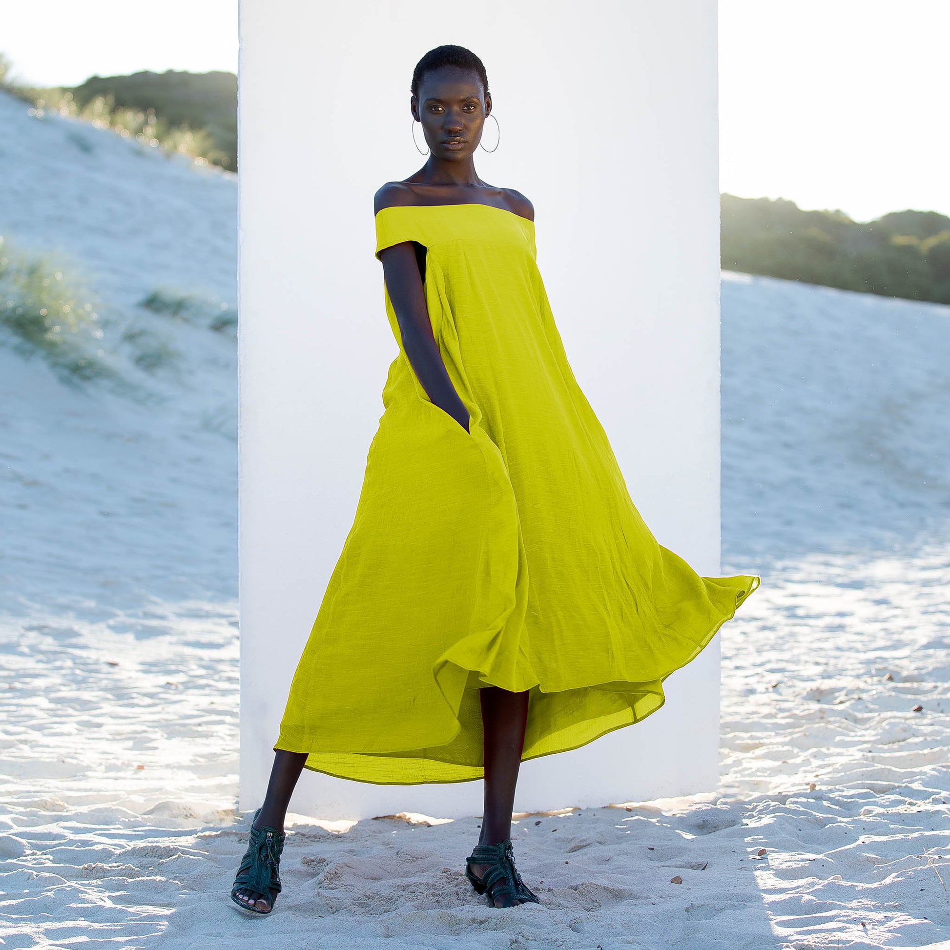 OYSTER Citroen Dresses Leigh Schubert