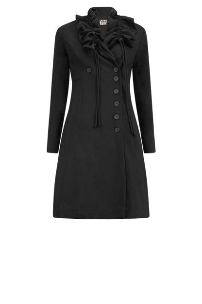 TONGA Black Coats & Jackets Leigh Schubert
