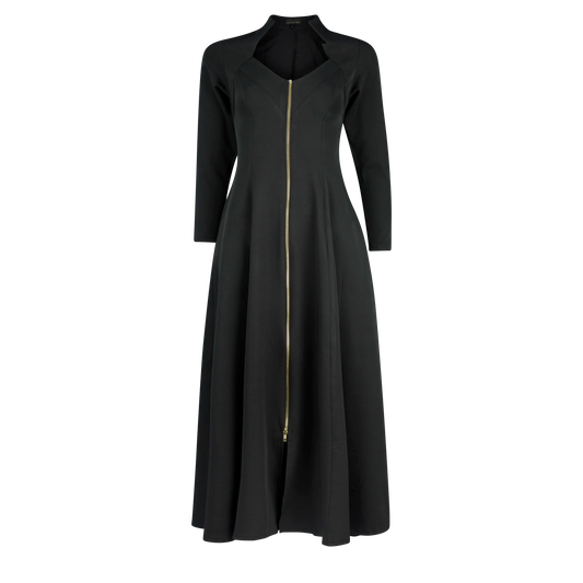 CLARIAT Black Coat Dresses Leigh Schubert