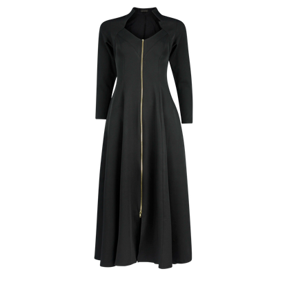 CLARIAT Black Coat Dresses Leigh Schubert