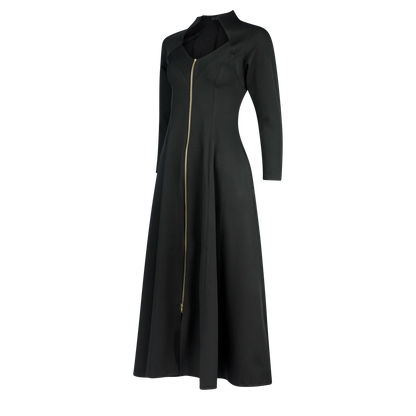 CLARIAT Black Coat Dresses Leigh Schubert