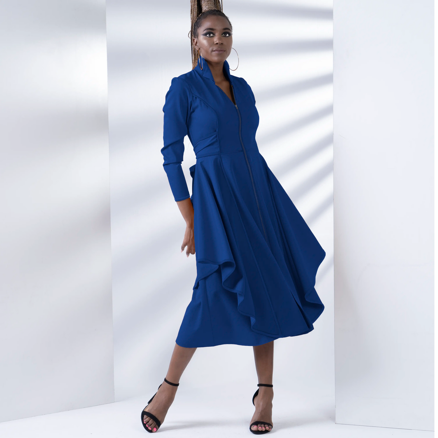 Leigh Schubert Coat Dresses EXCELLA Azure Blue