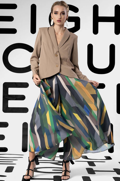 INCA Olympia Blues Print Coats & Jackets Leigh Schubert