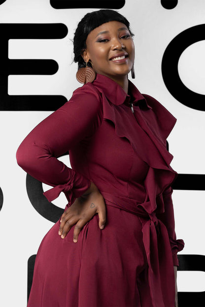 IRIS Caramel Coat Dresses Leigh Schubert