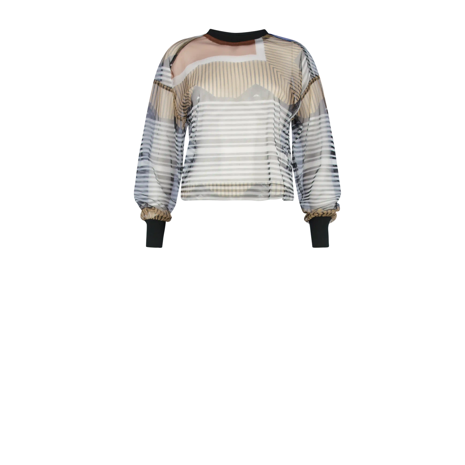 MAKUNDA Sheer tulle Akeso Print Shirts & Tops Leigh Schubert