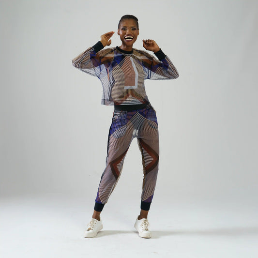 MAKUNDA Sheer tulle Akeso Print Shirts & Tops Leigh Schubert