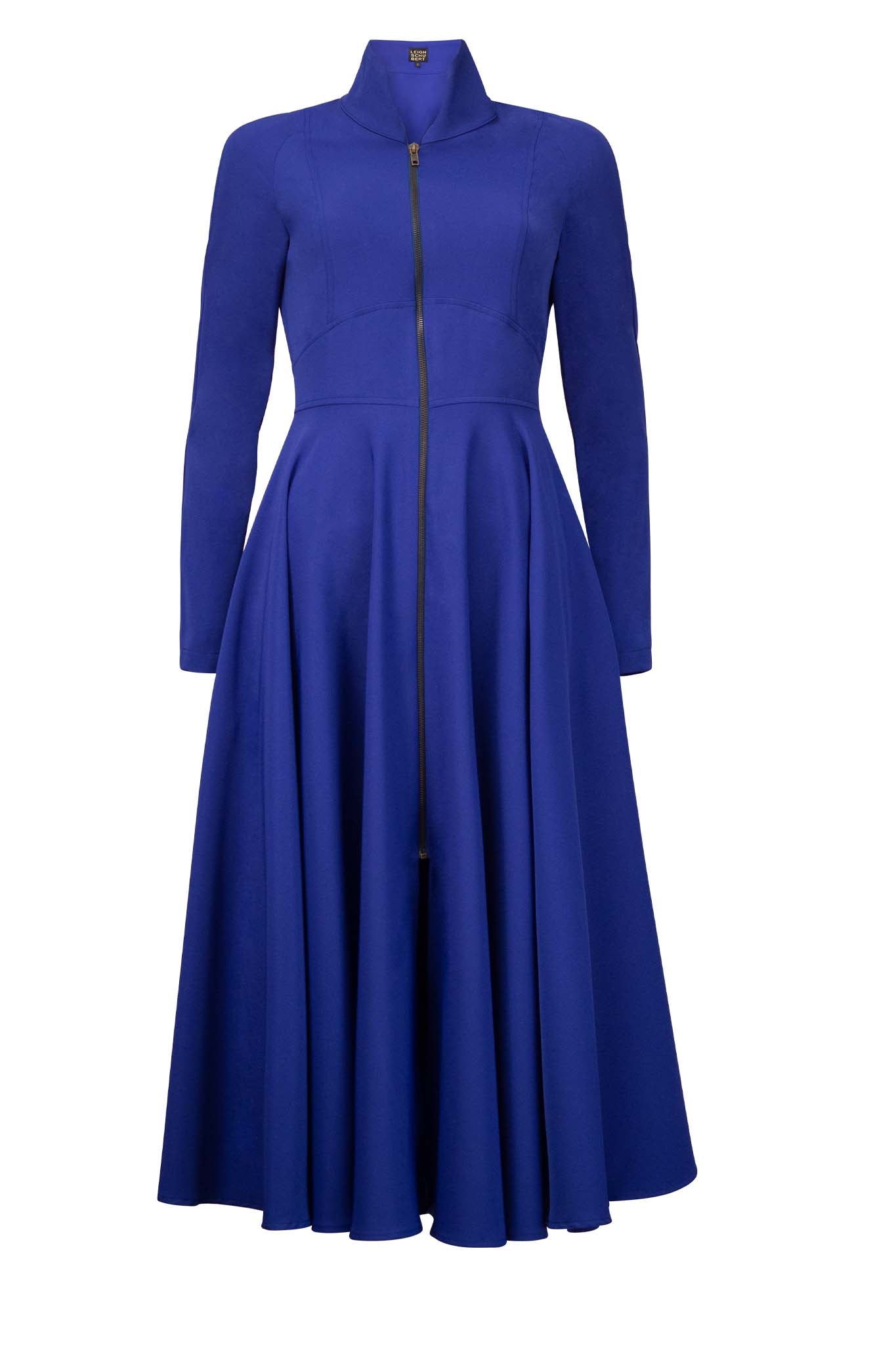 Leigh Schubert Coat Dresses PRESLEY Azure Blue