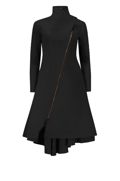 ATHLONE Black Coat Dresses Leigh Schubert