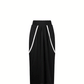 SYDNEY Black Ivory Piping