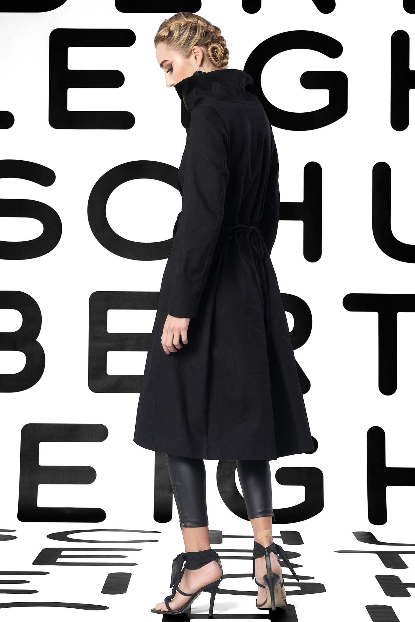 COURAGE Blue Denim Coat Dresses Leigh Schubert