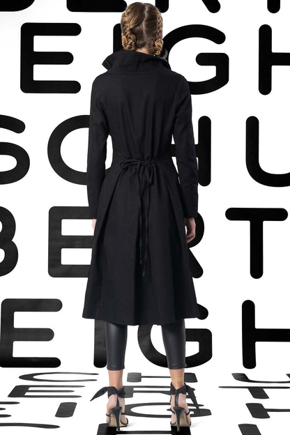 COURAGE Blue Denim Coat Dresses Leigh Schubert