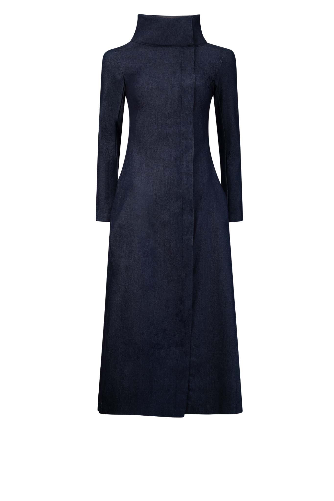 COURAGE Blue Denim Coat Dresses Leigh Schubert