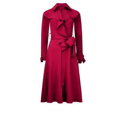 IRIS Red Coat Dresses Leigh Schubert