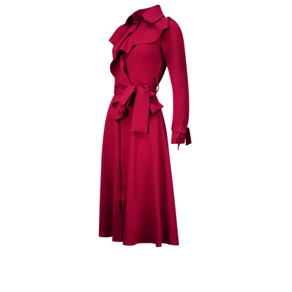 IRIS Red Coat Dresses Leigh Schubert