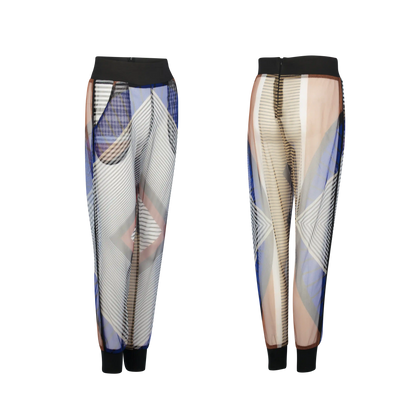 PIVOT Pants Sheer Tulle Akeso Print Pants Leigh Schubert