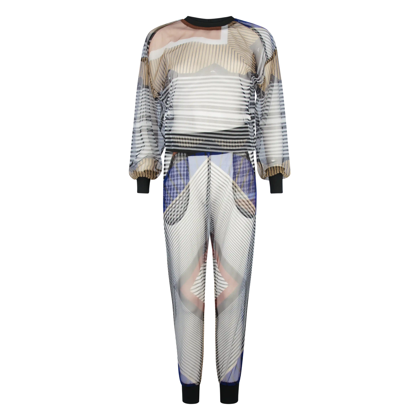 PIVOT Pants Sheer Tulle Akeso Print Pants Leigh Schubert