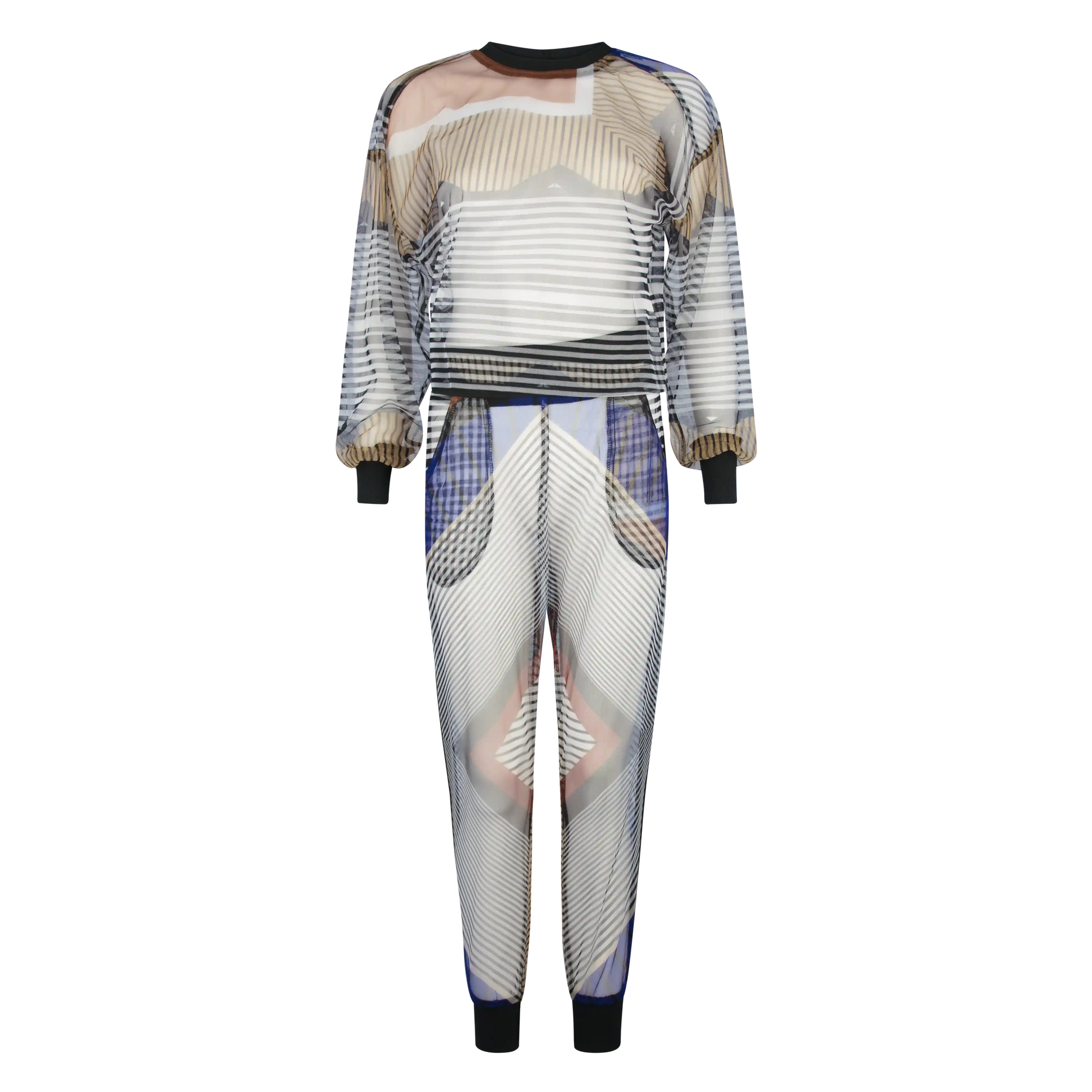 PIVOT Pants Sheer Tulle Akeso Print Pants Leigh Schubert