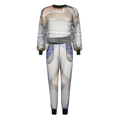 PIVOT Pants Sheer Tulle Akeso Print Pants Leigh Schubert