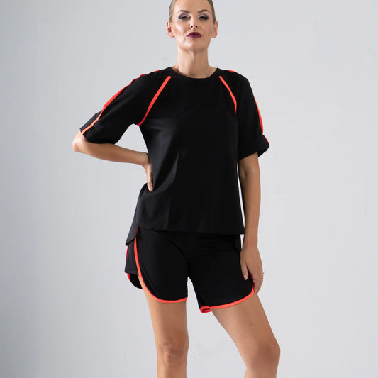 ALRICH Black Neon Shorts Leigh Schubert
