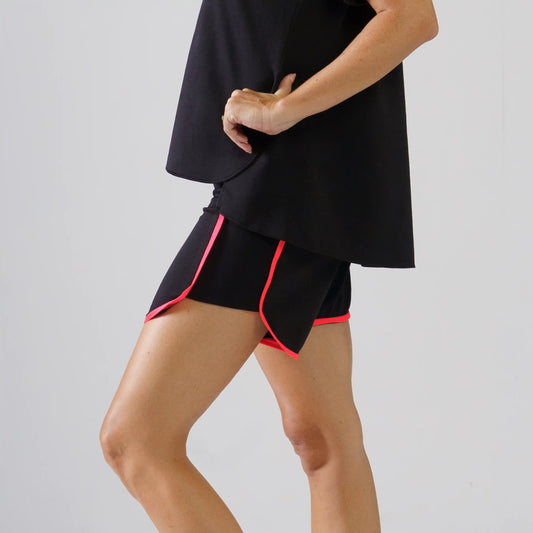 ALRICH Black Neon Shorts Leigh Schubert