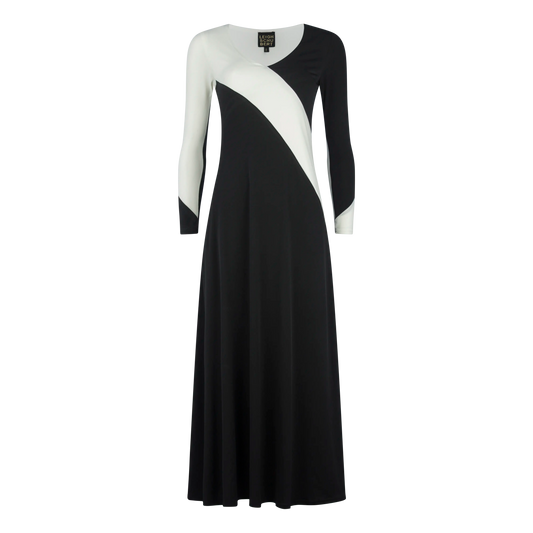 AVENGER Black Ivory Dresses Leigh Schubert