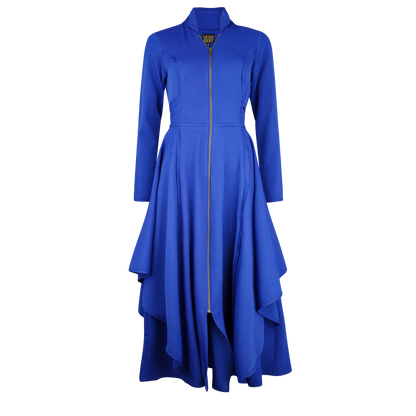 EXCELLA Azure Blue Coat Dresses Leigh Schubert
