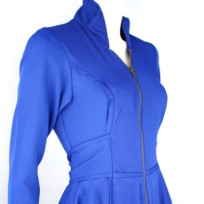 EXCELLA Azure Blue Coat Dresses Leigh Schubert