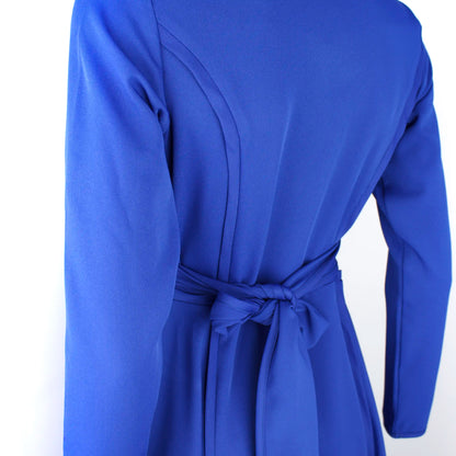 EXCELLA Azure Blue Coat Dresses Leigh Schubert