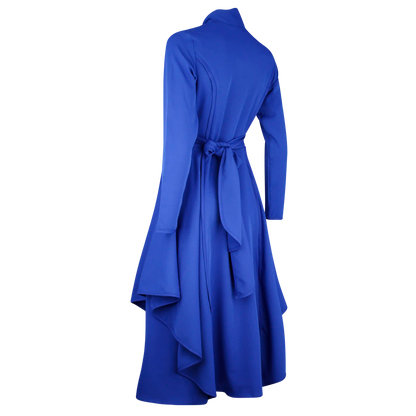 EXCELLA Azure Blue Coat Dresses Leigh Schubert