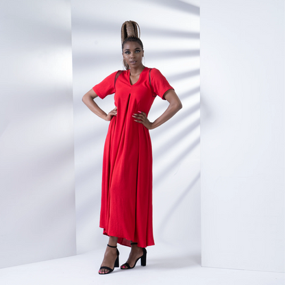 HELLEN Red Dresses Leigh Schubert