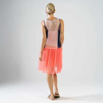 HELENA Navy Blush Lobster Dresses Leigh Schubert