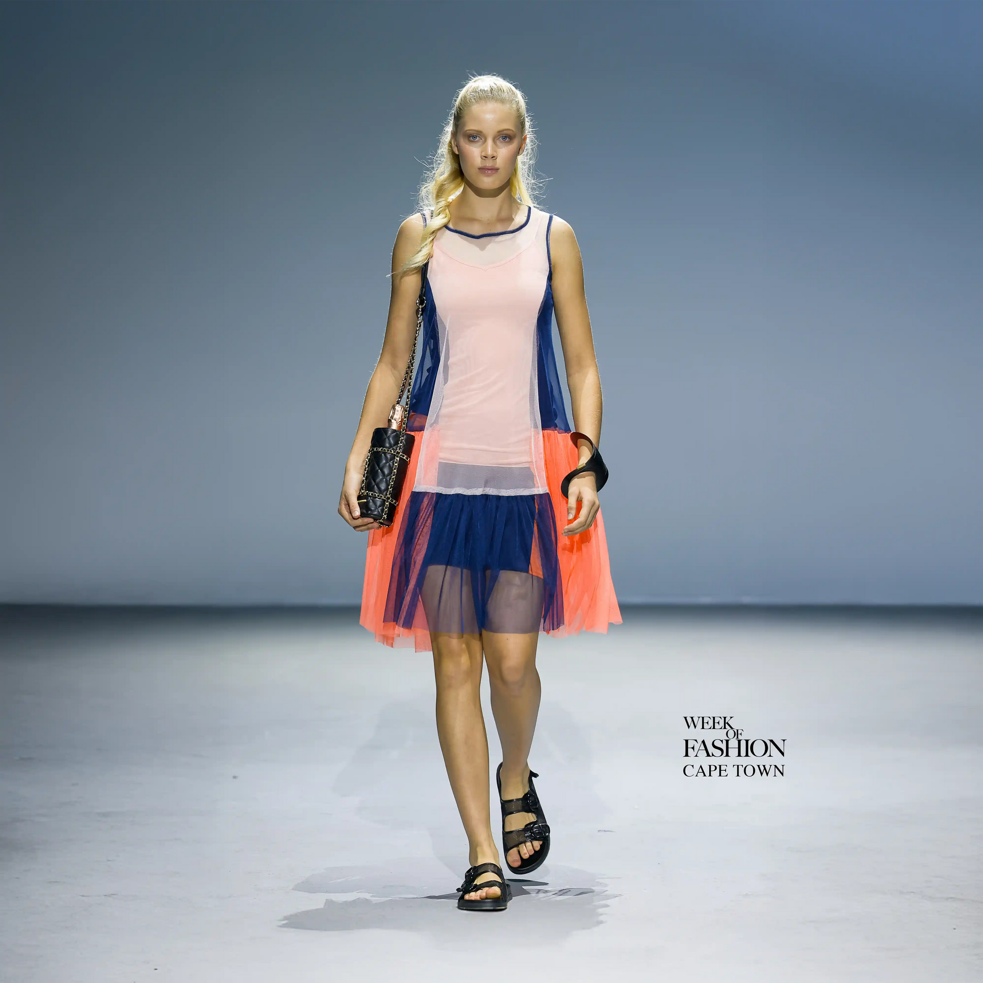 HELENA Navy Blush Lobster Dresses Leigh Schubert