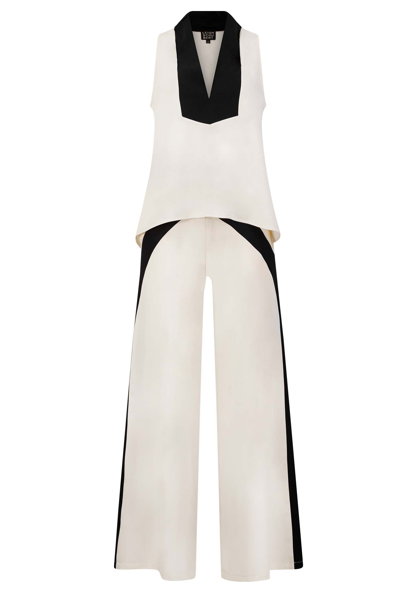 Leigh Schubert ISLA MALA Cream Black.