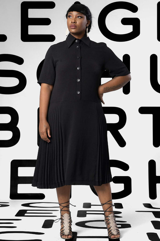 NOVAK Dark Blue Dresses Leigh Schubert